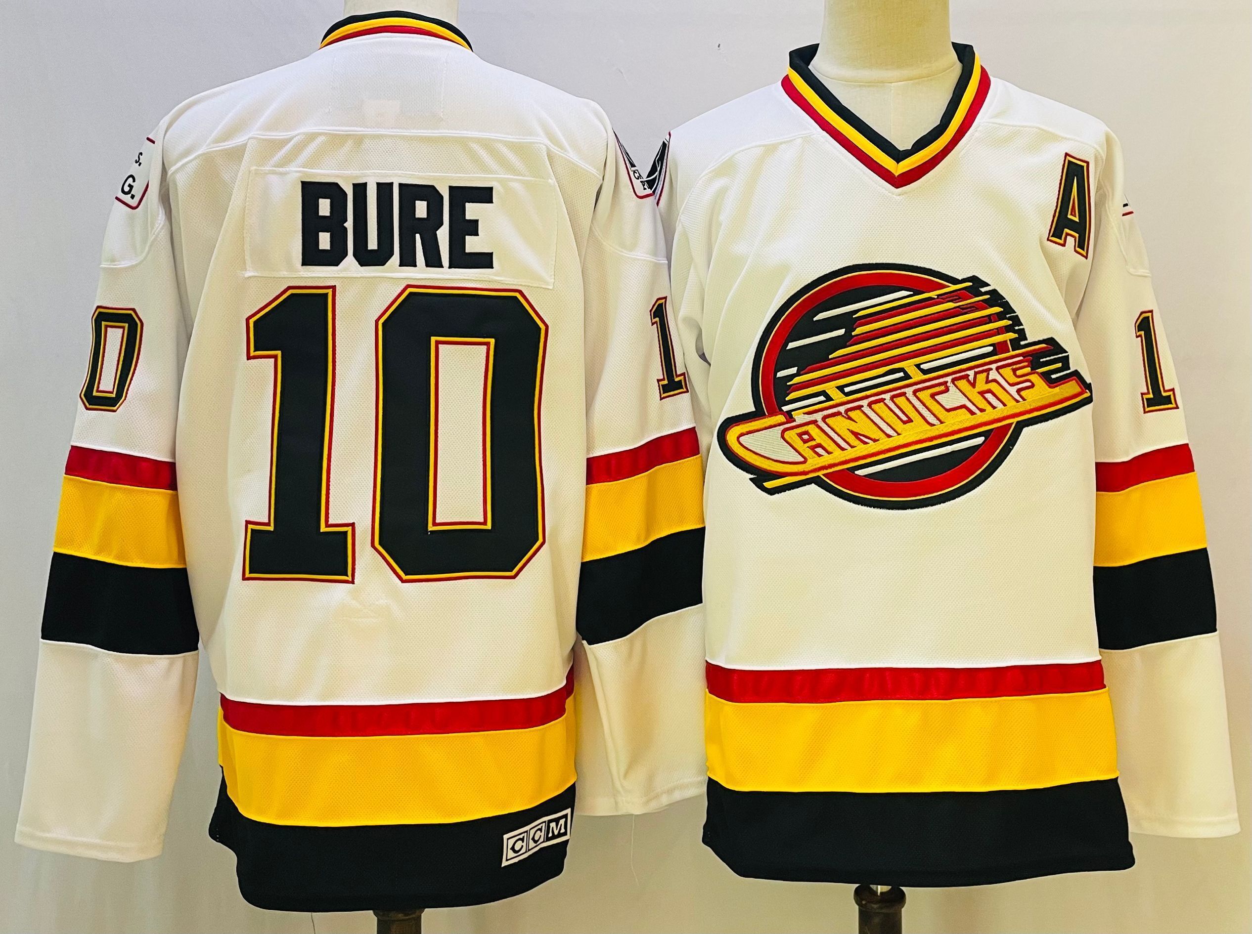 Men Vancouver Canucks #10 Bure White 2026 Adidias NHL Jersey style 001